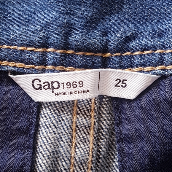 GAP 1969 Blue Denim Front Button Mini Skirt - Picture 6 of 9